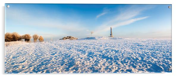  Werneth Low Panorama Acrylic by Andy McGarry