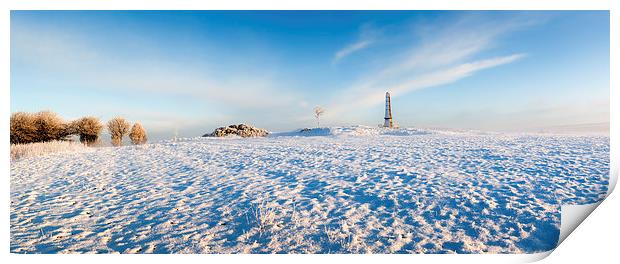  Werneth Low Panorama Print by Andy McGarry
