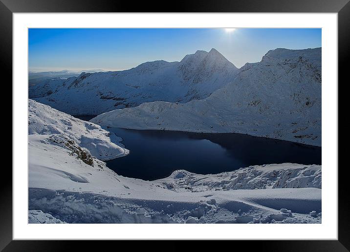  Glaslyn Lake Framed Mounted Print by Andy Evans