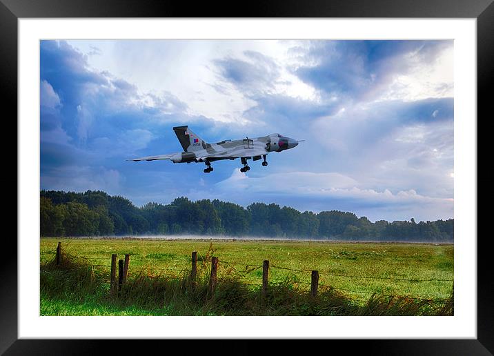 XH558 Home after The Rain  Framed Mounted Print by J Biggadike