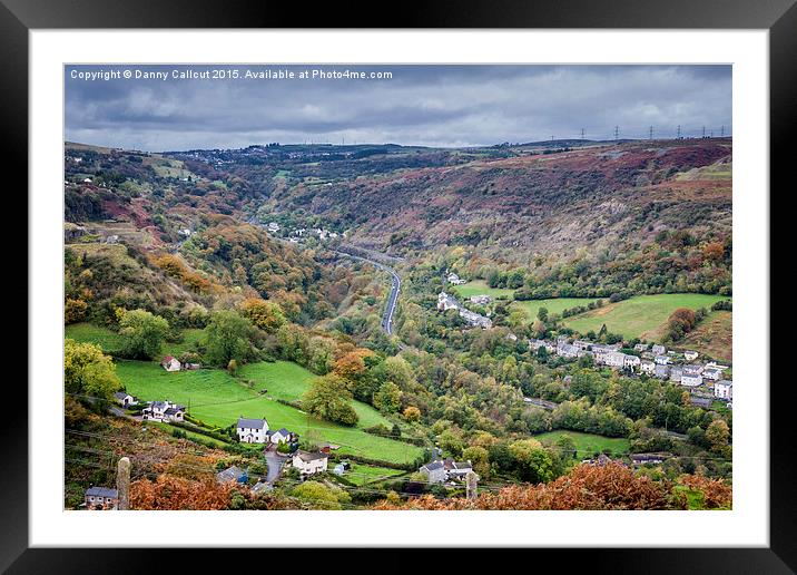 Clydach, Monmouthshire, Wales Framed Mounted Print by Danny Callcut