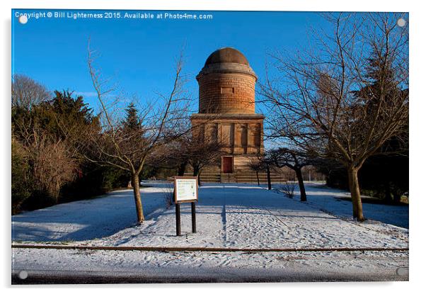 Hamilton  Mausoleum Acrylic by Bill Lighterness