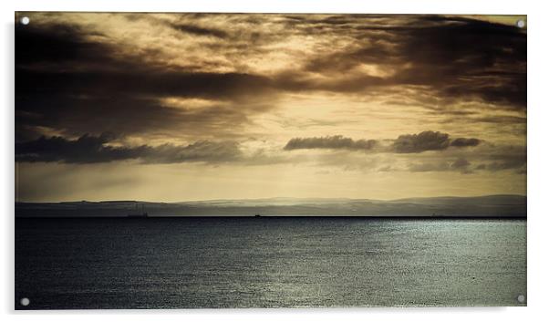  Three on the horizon... Acrylic by Douglas McMann