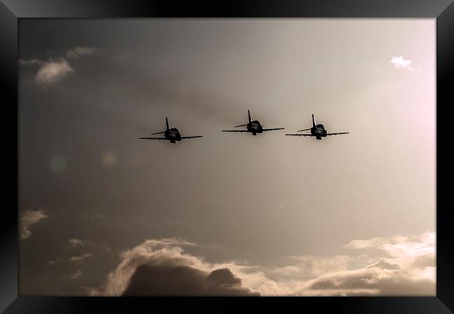 Reds Silhouette  Framed Print by J Biggadike