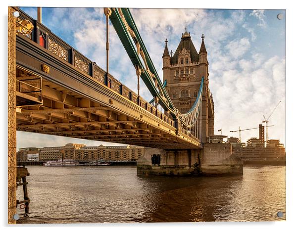  The Magnificent Tower Bridge Acrylic by LensLight Traveler
