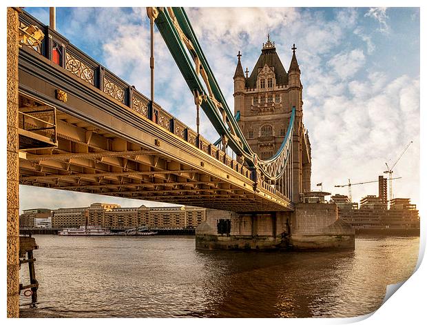  The Magnificent Tower Bridge Print by LensLight Traveler