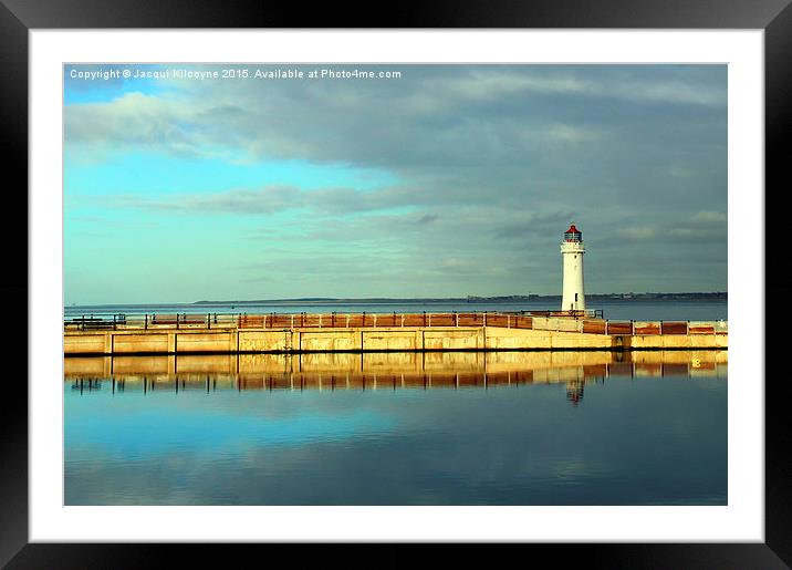 Perch Rock Lighthouse  Framed Mounted Print by Jacqui Kilcoyne