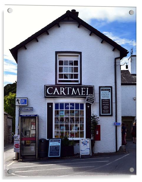 Cartmel Village Shop. Acrylic by Paul Collis