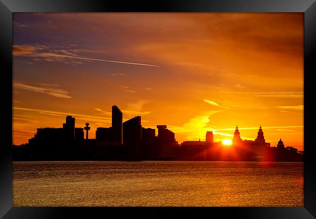 Liverpool  glory Framed Print by Rob Lester