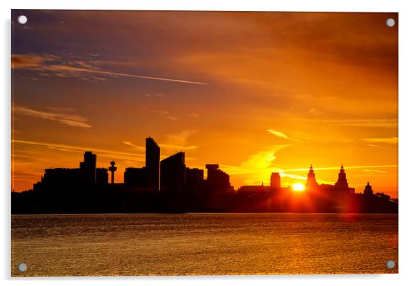 Liverpool  glory Acrylic by Rob Lester