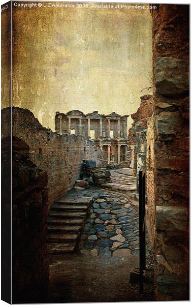 Ephesus  Canvas Print by LIZ Alderdice