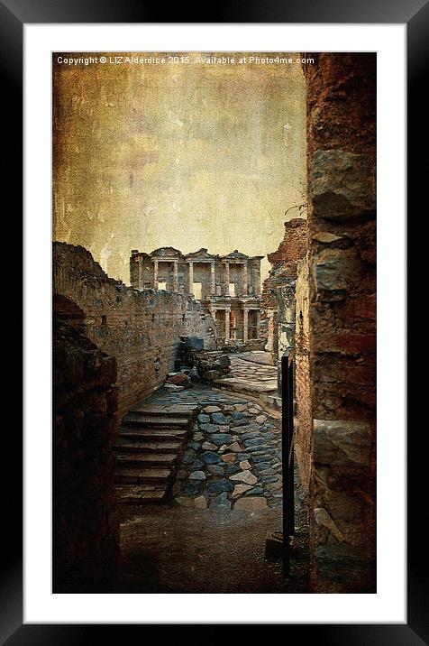 Ephesus  Framed Mounted Print by LIZ Alderdice