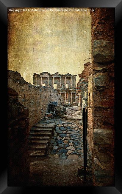 Ephesus  Framed Print by LIZ Alderdice