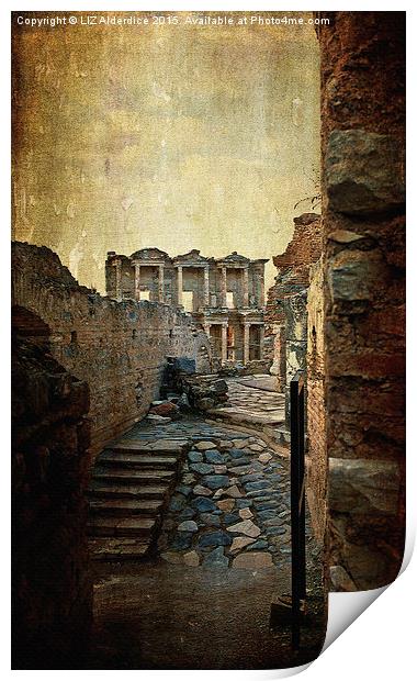 Ephesus  Print by LIZ Alderdice