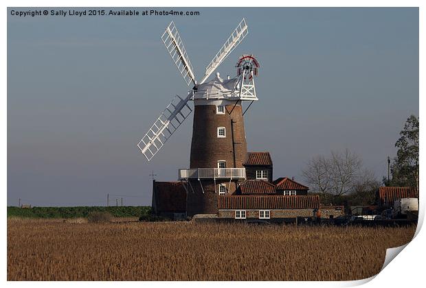  Cley Windmill north Norfolk  Print by Sally Lloyd