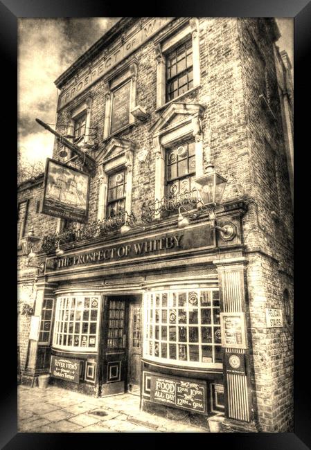  The Prospect Of Whitby Pub London Vintage Framed Print by David Pyatt