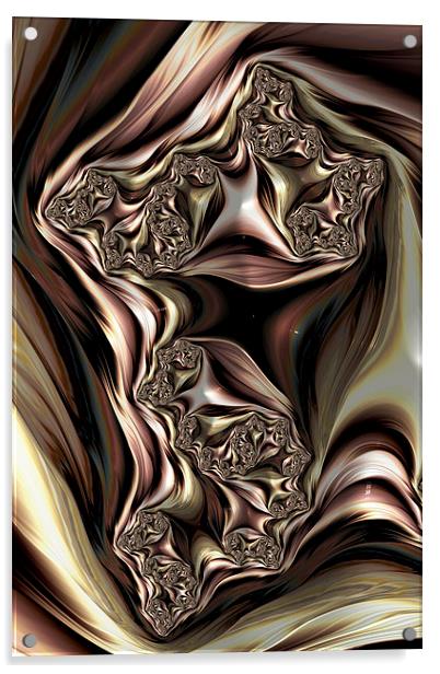 Satin And Silk Acrylic by Steve Purnell