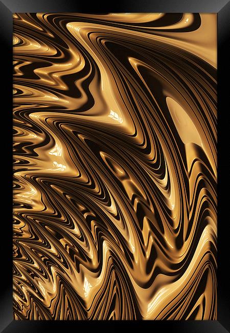 Liquid Gold Framed Print by Steve Purnell