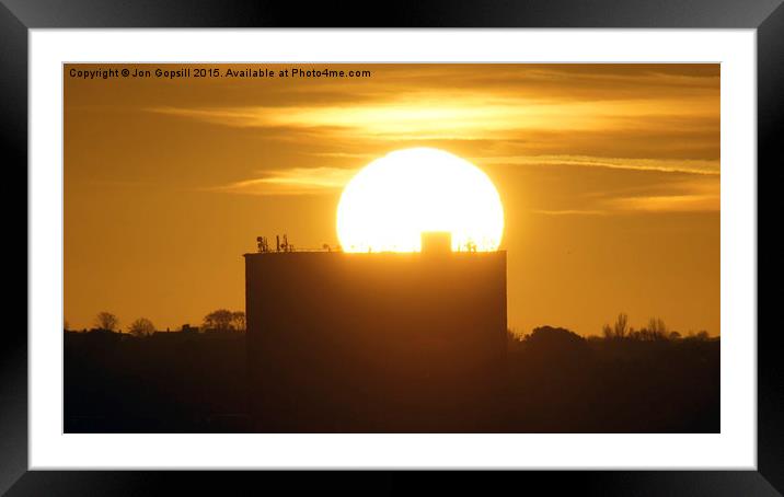  The Sun Factory Framed Mounted Print by Jon Gopsill