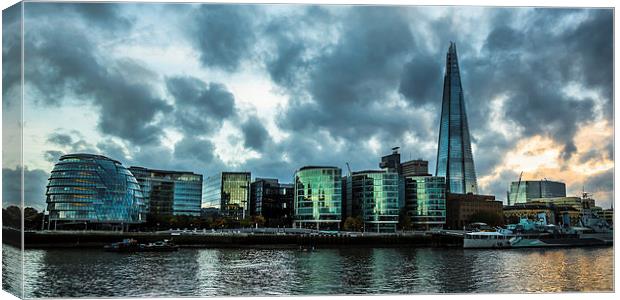  Along the river Canvas Print by Philip Male