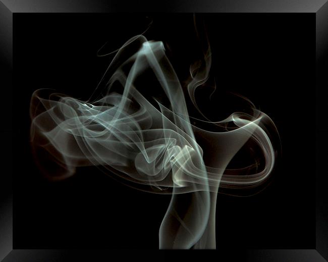  Velvet Smoke #2 Framed Print by Mark Denham