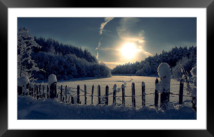  Winter Afternoon Framed Mounted Print by Mark Denham