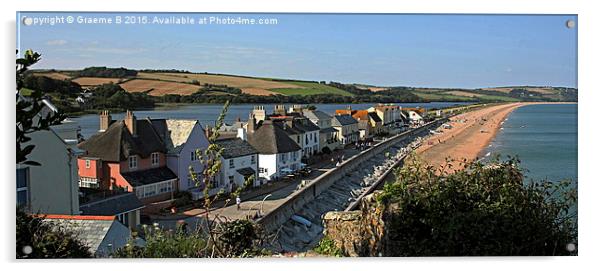 Torcross and Slapton  Acrylic by Graeme B