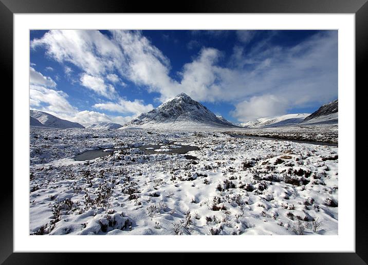 The Buachoille Etive Framed Mounted Print by Gail Johnson