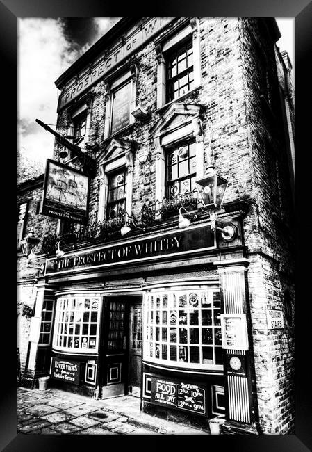 The Prospect of Whitby Pub London  Framed Print by David Pyatt