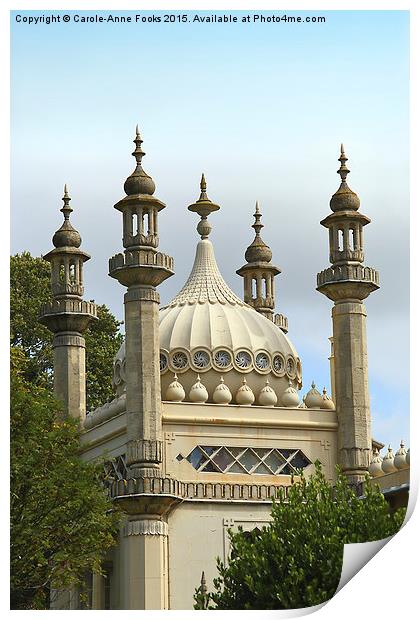  The Royal Pavilion Brighton Print by Carole-Anne Fooks