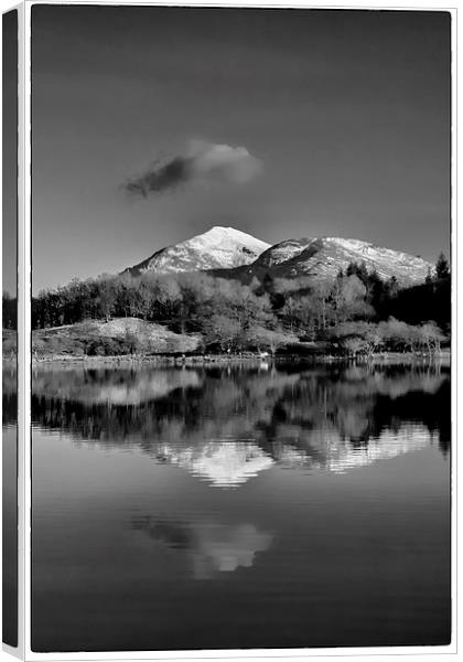  Mirror Mountain Canvas Print by Brian Lake
