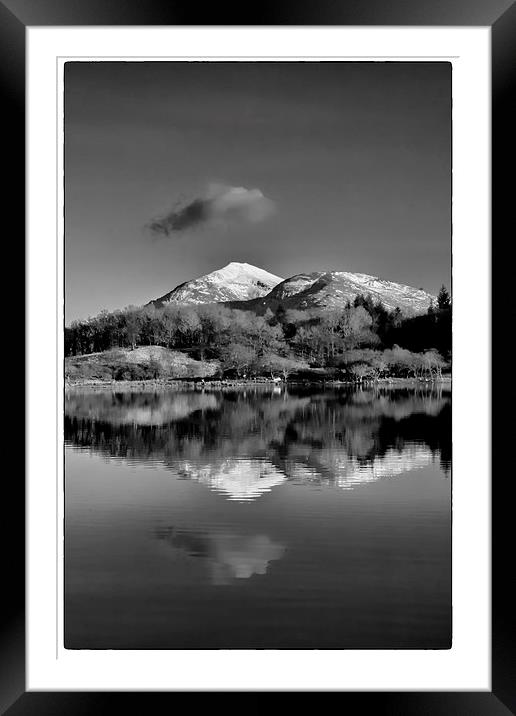  Mirror Mountain Framed Mounted Print by Brian Lake