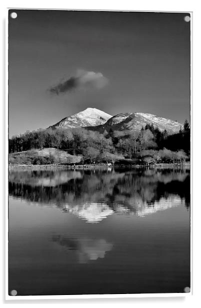  Mirror Mountain Acrylic by Brian Lake