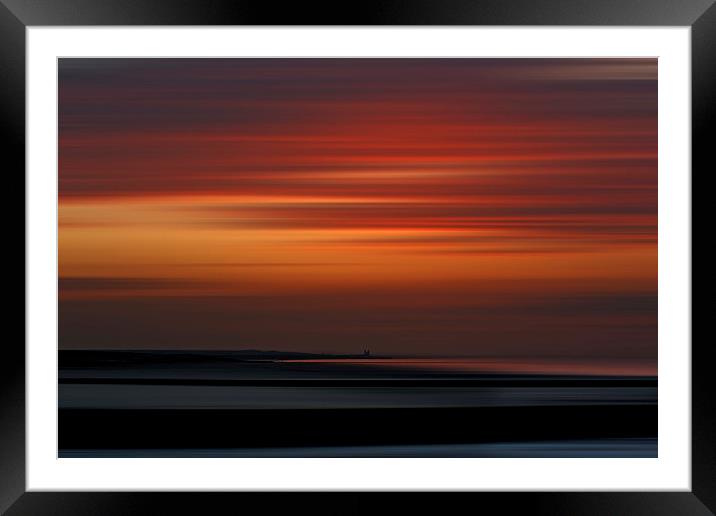 Reculver sunset Framed Mounted Print by Robin Marks