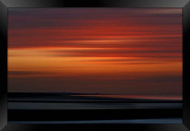 Reculver sunset Framed Print by Robin Marks