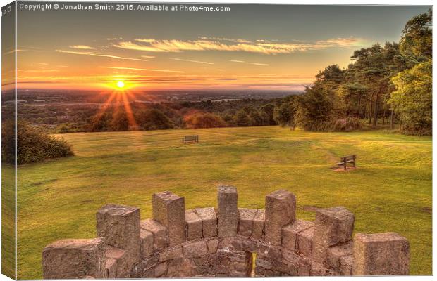 The Lickey Hills - Birmingham / Worcestershire  Canvas Print by Jonathan Smith