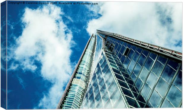 The Shard in London Canvas Print by Caroline Opacic