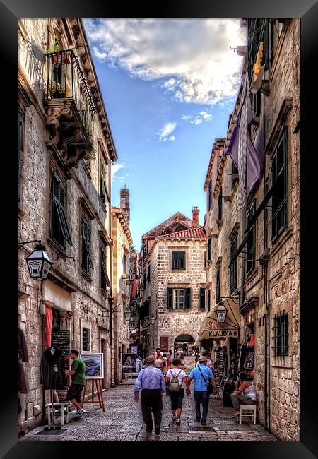 Exploring Dubrovnik Framed Print by Tom Gomez