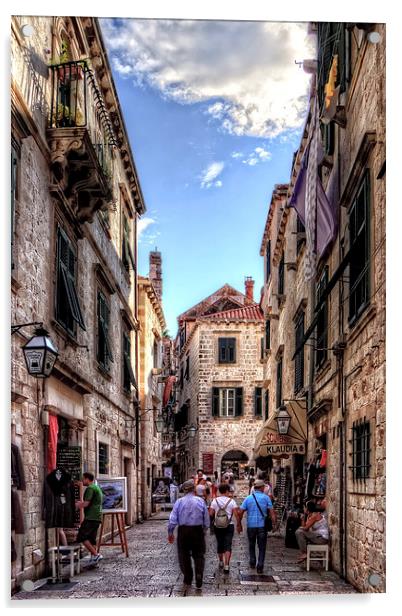 Exploring Dubrovnik Acrylic by Tom Gomez