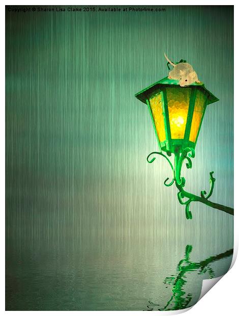 Raining Print by Sharon Lisa Clarke
