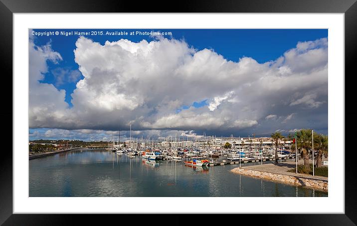Marina de Lagos Framed Mounted Print by Wight Landscapes
