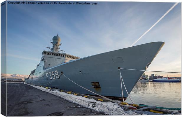 Battleship Canvas Print by Bahadir Yeniceri