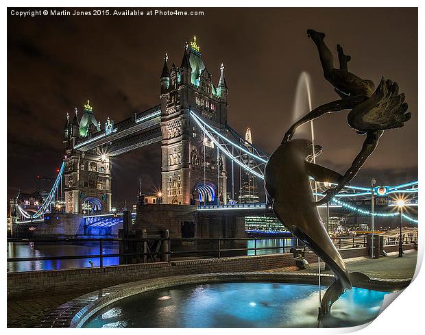 Tower Bridge Print by K7 Photography