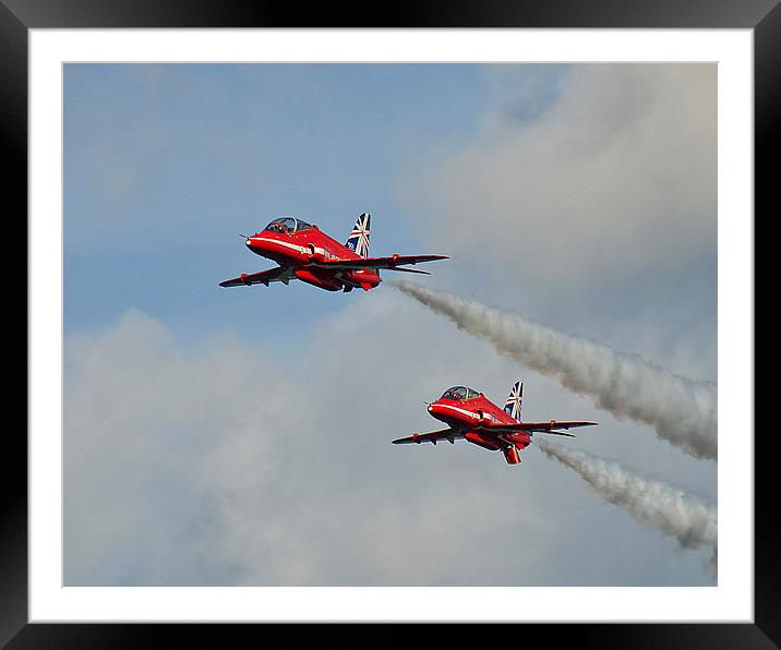 Red Arrows Framed Mounted Print by Pam Sargeant