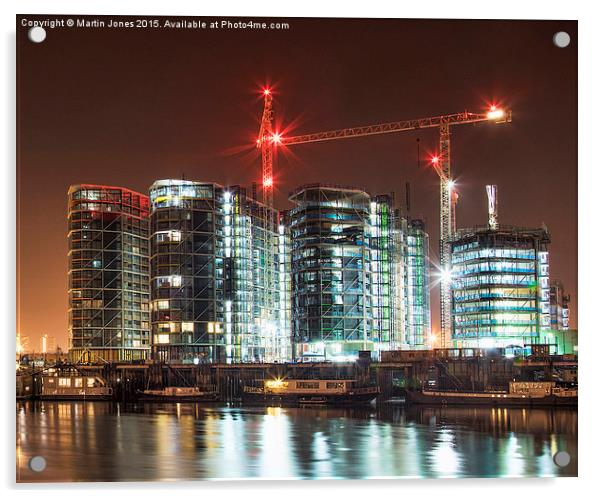 The Cranes of Battersea Acrylic by K7 Photography