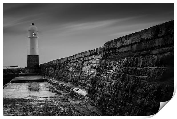 Porthcawl lighthouse Print by Leighton Collins