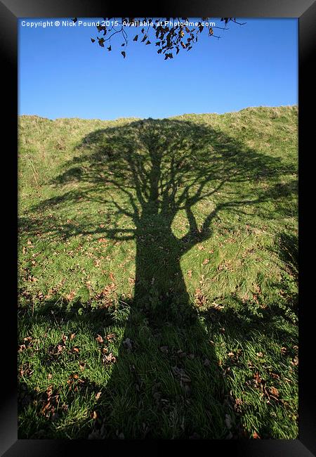 Autumn Shadow Framed Print by Nick Pound