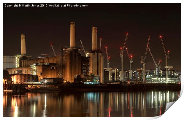 Battersea - A London Icon Print by K7 Photography