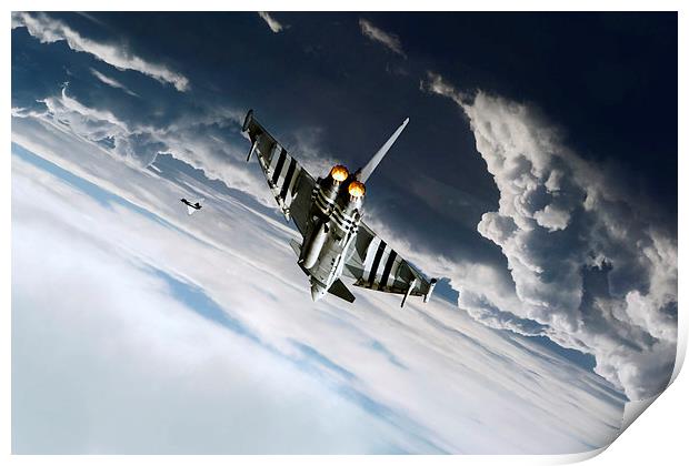 Eurofighter Typhoon Games Print by J Biggadike