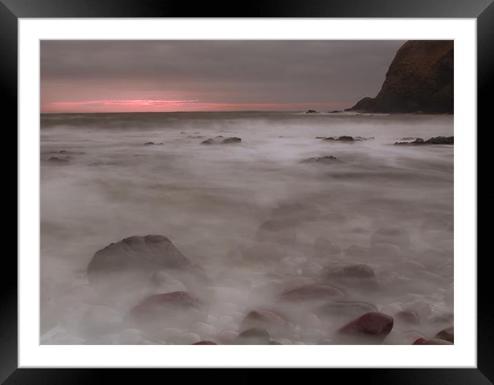 Dawn at Stonehaven Framed Mounted Print by Gabor Pozsgai